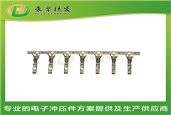 插孔端子 低壓線束端子 滿足公母端對(duì)插要求 局部R角<0.03